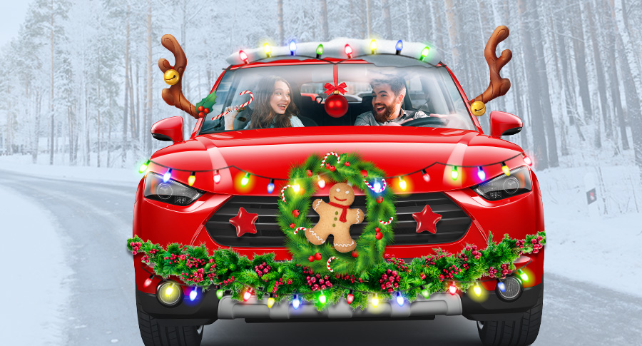 4 Creative Ways To Decorate Your Car For The Holidays | CashForCars.com